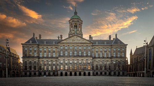 Sonnenuntergang in Amsterdam