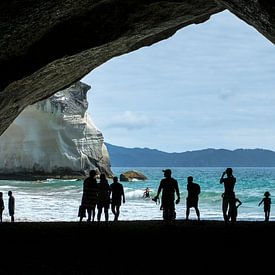 Cathedral Cove, Nieuw Zeeland, Nieuw Zeeland van Erich Fend