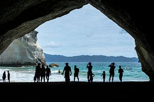 Cathedral Cove, Nieuw Zeeland, Nieuw Zeeland van Erich Fend