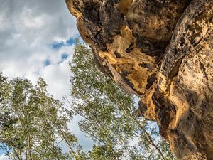 Königsweg, Suisse saxonne - Paroi rocheuse érodée au Bloßstock