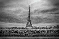 PARIS Eiffelturm bei Regen und Gewitter von Melanie Viola Miniaturansicht