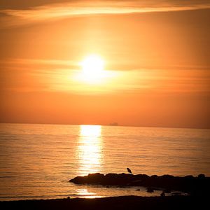 Zonsopgang aan zee op de Baltische Zee van Voss Fine Art Fotografie