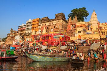 The city of Varanasi in India