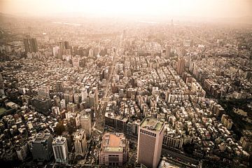 Skyline Taipei, Asia, Taiwan by HansKl