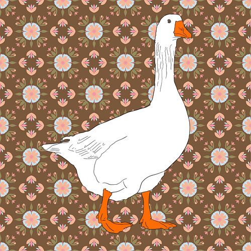 Gans im Garten der Freude von Studio Miranlantijn