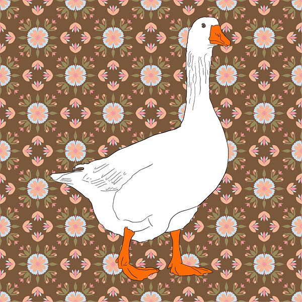 Gans im Garten der Freude von Studio Miranlantijn