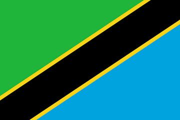 Flag of Tanzania von de-nue-pic