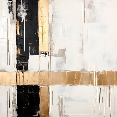 ABSTRACT ART Golden silence