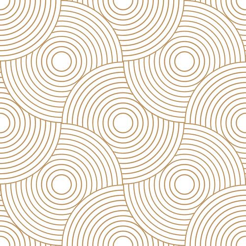 Abstracte geometrische illustratie in donkergeel oker en wit 5