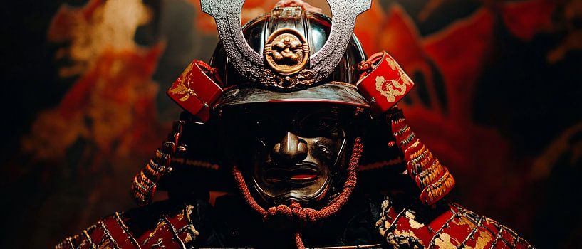 Samoeraipantser in kunstlicht van Poster Art Shop