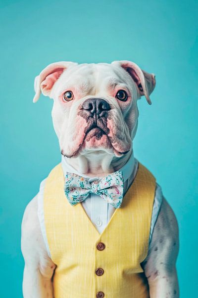 American Bulldog by Poster Art Shop