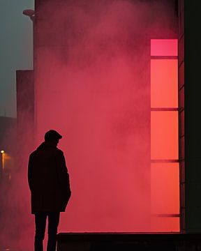 Streetlife in neon van Studio Allee