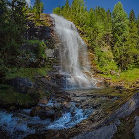 Melnikfall waterval, Maltatal, Fallerhütte, Karintië - Kärnten, Oostenrijk van Rene van der Meer