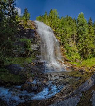 Melnikfall waterval, Maltatal, Fallerhütte, Karintië - Kärnten, Oostenrijk van Rene van der Meer