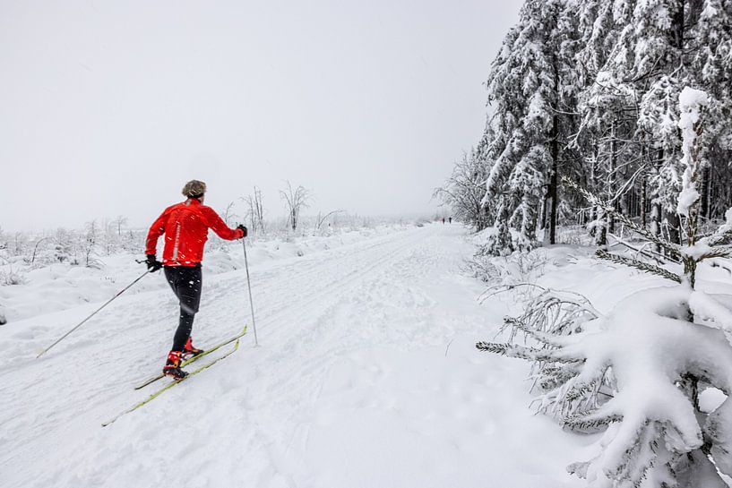 Sneeuwlandschap in de Hoge Venen van Easycopters