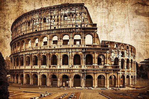 Sepia Colosseum - Een Romeins architectuurwonder