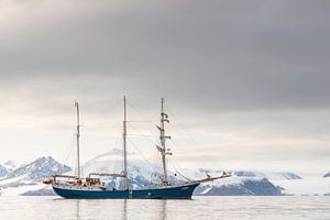 Großes Schiff Barkentine Antigua