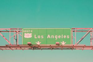 Los Angeles Highway Sign van Pascal Deckarm