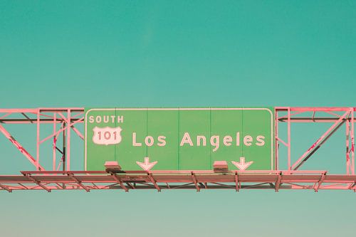 Los Angeles Highway Sign