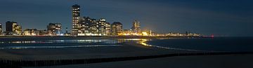 Panorama beach and skyline Vlissingen by Anton de Zeeuw