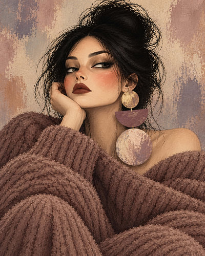 Portrait Stripe me Gently