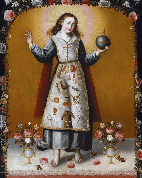 Anonymous. Christ child with passion tools by 1000 Schilderijen