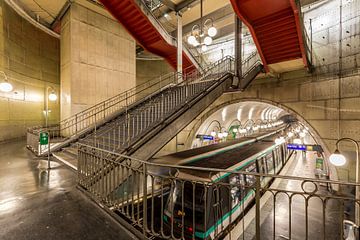 Metro station in Paris by Easycopters