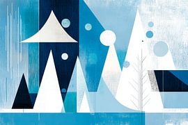 Blue mountains by Poster Art Shop