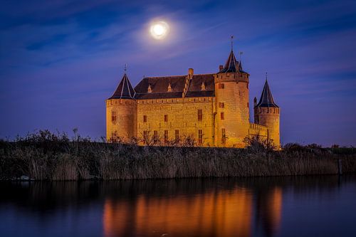 Muiderslot blue hour - Muiden