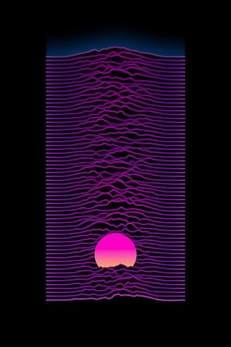 220120 Neon zonsondergang