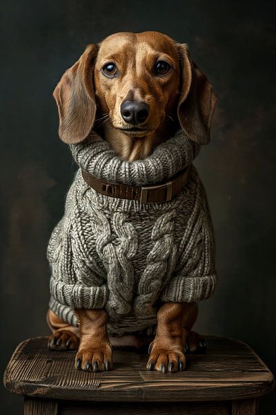 Dachshund 2024 knitted jumper