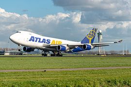 Start einer Boeing 747-400(F) der Atlas Air. von Jaap van den Berg