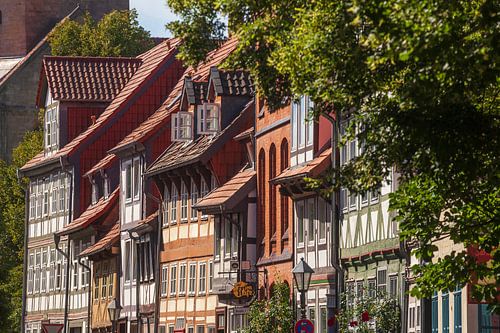 Fachwerkhäuser in der Straße Brühl, Hildesheim