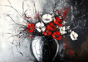 Blumenstrauß in Vase