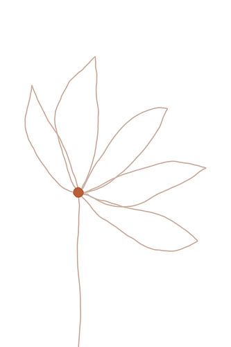 Zarte Blume