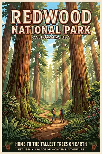 Besuchen Sie den Redwood-Nationalpark von Theodor Decker