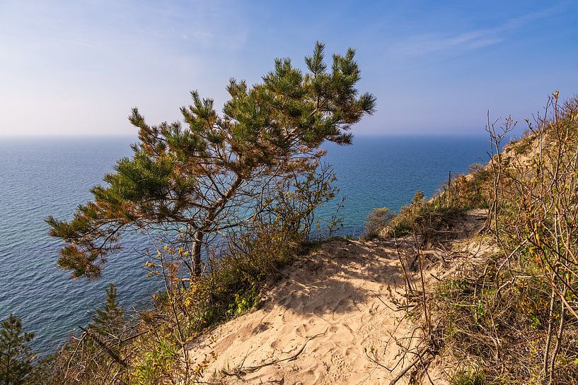 Hochuferweg am Dornbusch auf der Insel Hiddensee von Rico Ködder