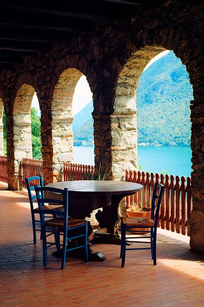 Terrasse du lac de Lugano I Ticino, Suisse par Floris Trapman