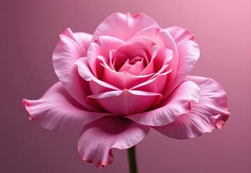 Roze Roos Close-up van Markus Gann