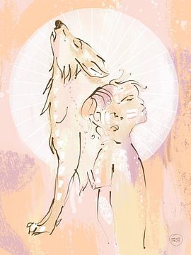 Boy and the Wolf l nursery by YADE