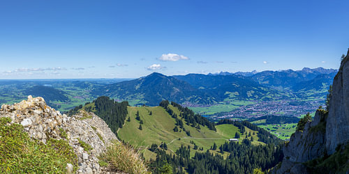 Nagelfluh über dem Illertal