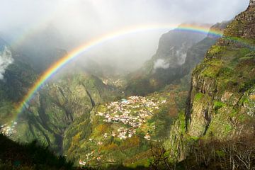 Regenbogen, Madeira von Michel van Kooten