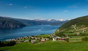 Blick auf Nordfjord, Norwegen