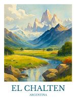 Atemberaubender Kunstdruck El Chaltén, Argentinien