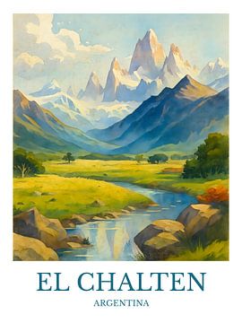 Atemberaubender Kunstdruck El Chaltén, Argentinien