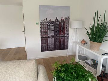 Klantfoto: Uitzicht aan het Damrak In Amsterdam van Henrike Schenk