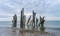 Monument on Omaha Beach, Normandy, France by Patrick Verhoef thumbnail