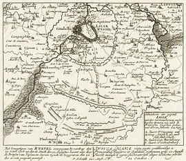 Die Belagerung von Lille, 1708 von Atelier Liesjes