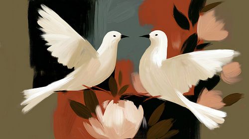 Peace Doves by Jacky