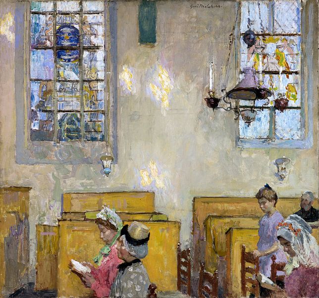 Kirche, Vesper, Gari Melchers, 1916 von Atelier Liesjes
